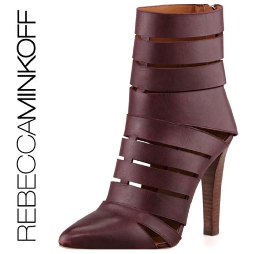 Rebecca Minkoff Derea Cutout Leather Bootie